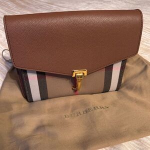 Burberry Macken Crossbody Bag - Tan
